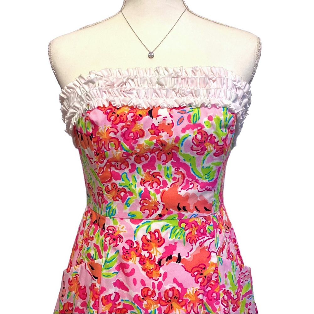 Lilly Pulitzer Call Me Kitty Ferra Dress Size 0 - Picture 2 of 10